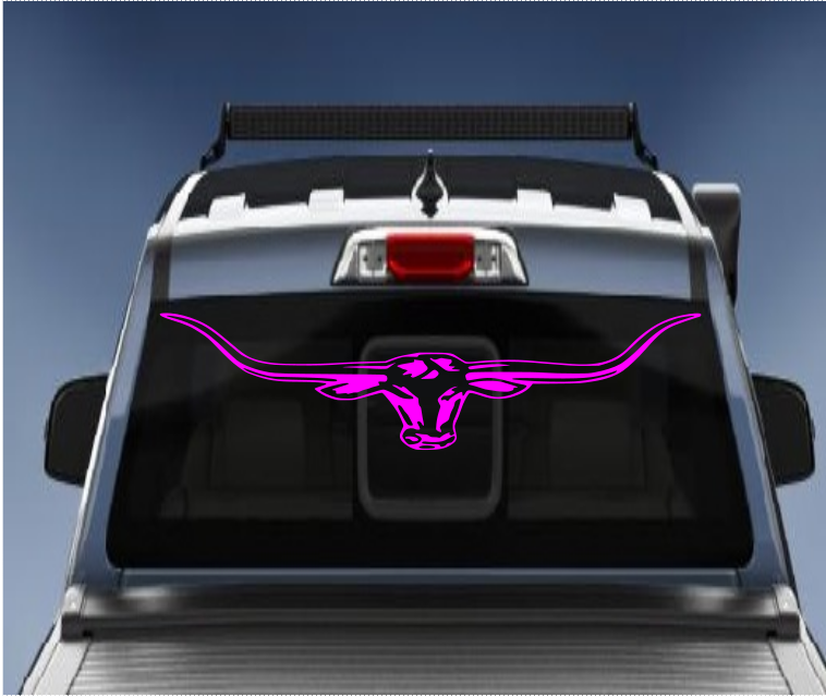 Longhorn vinyl sticker/decal