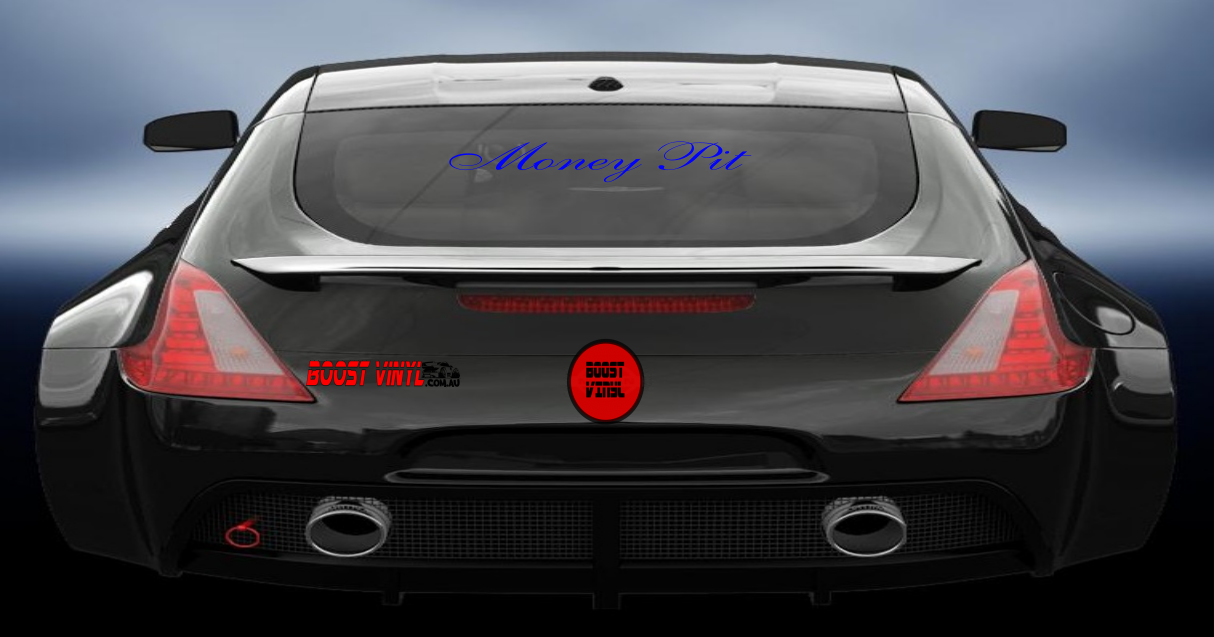 Money pit vinyl decal
