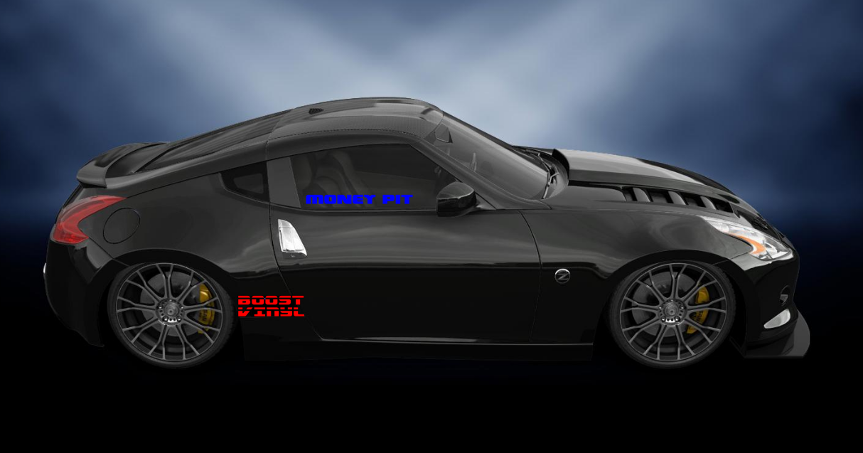 Money pit vinyl decal