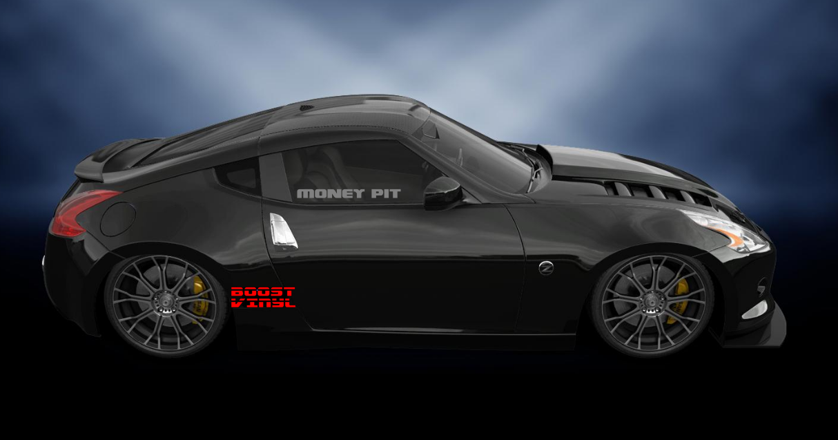 Money pit vinyl decal