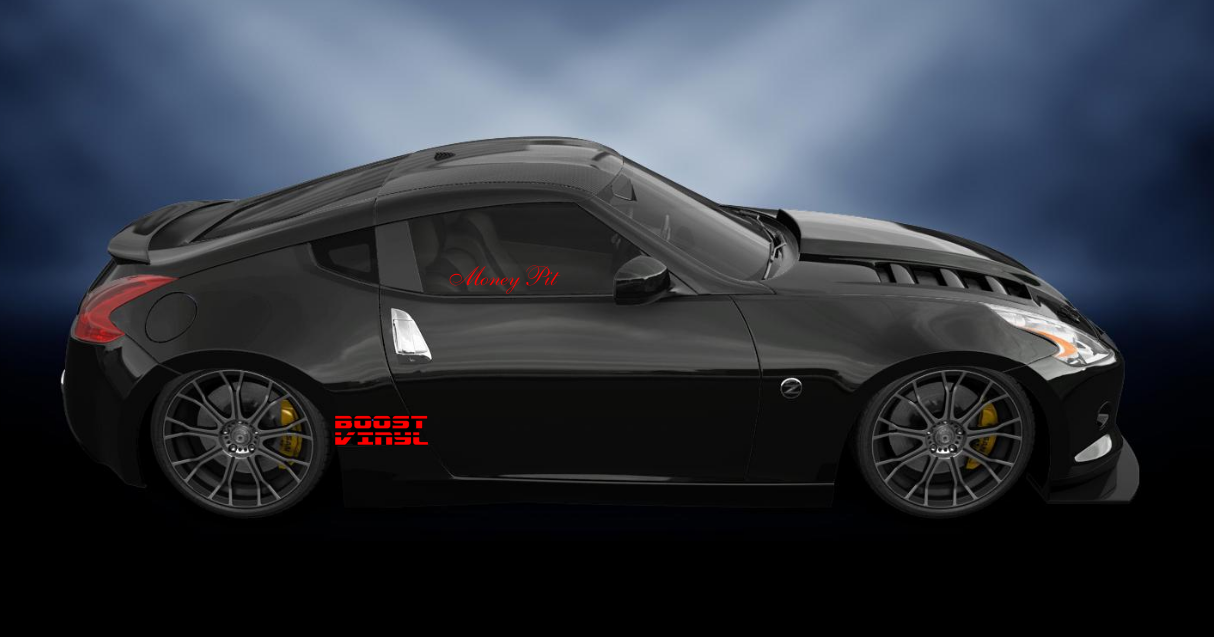 Money pit vinyl decal