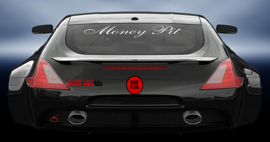 Money pit vinyl decal