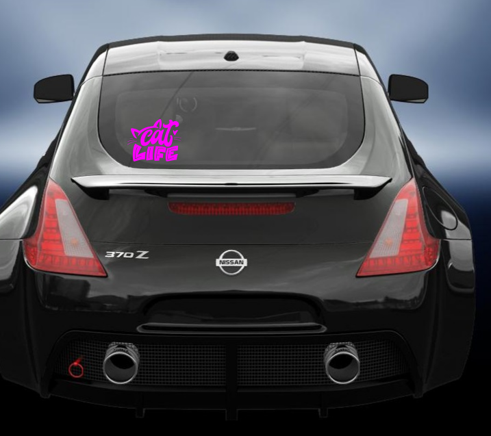 Cat Life vinyl Decal