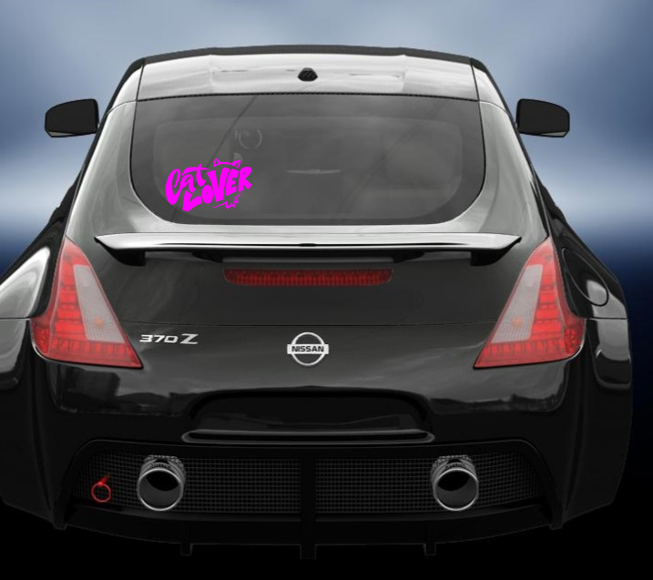 Cat Lover vinyl Decal
