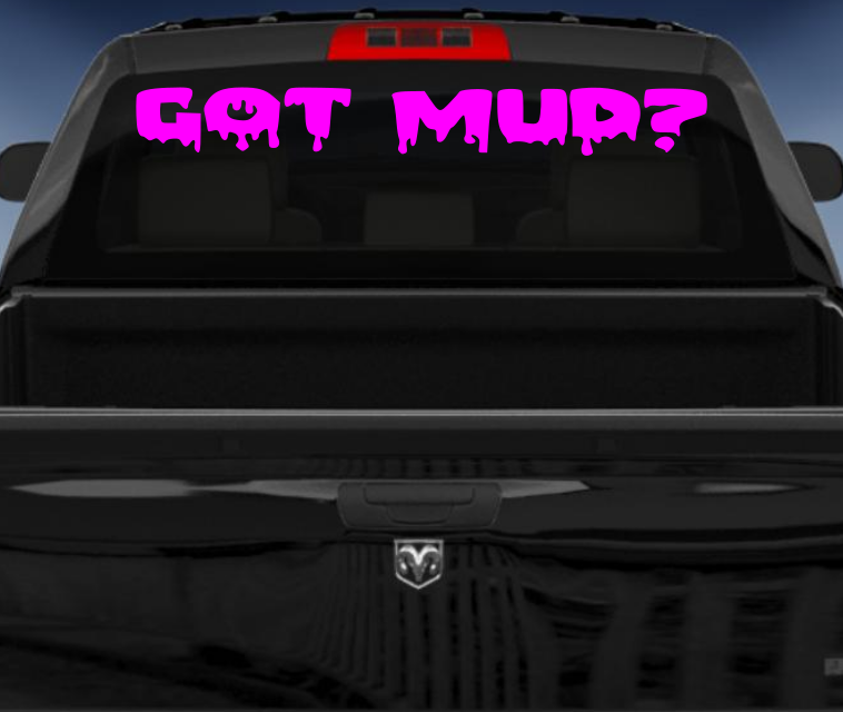 Got Mud 4wd car sticker/decal