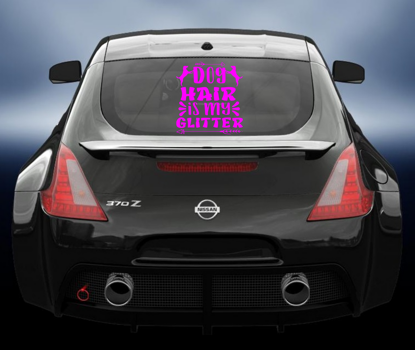 Dog hair is my glitter vinyl Decal