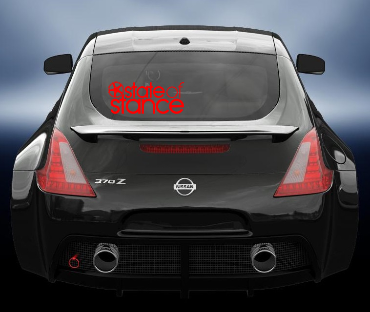 State of stance JDM style car decal