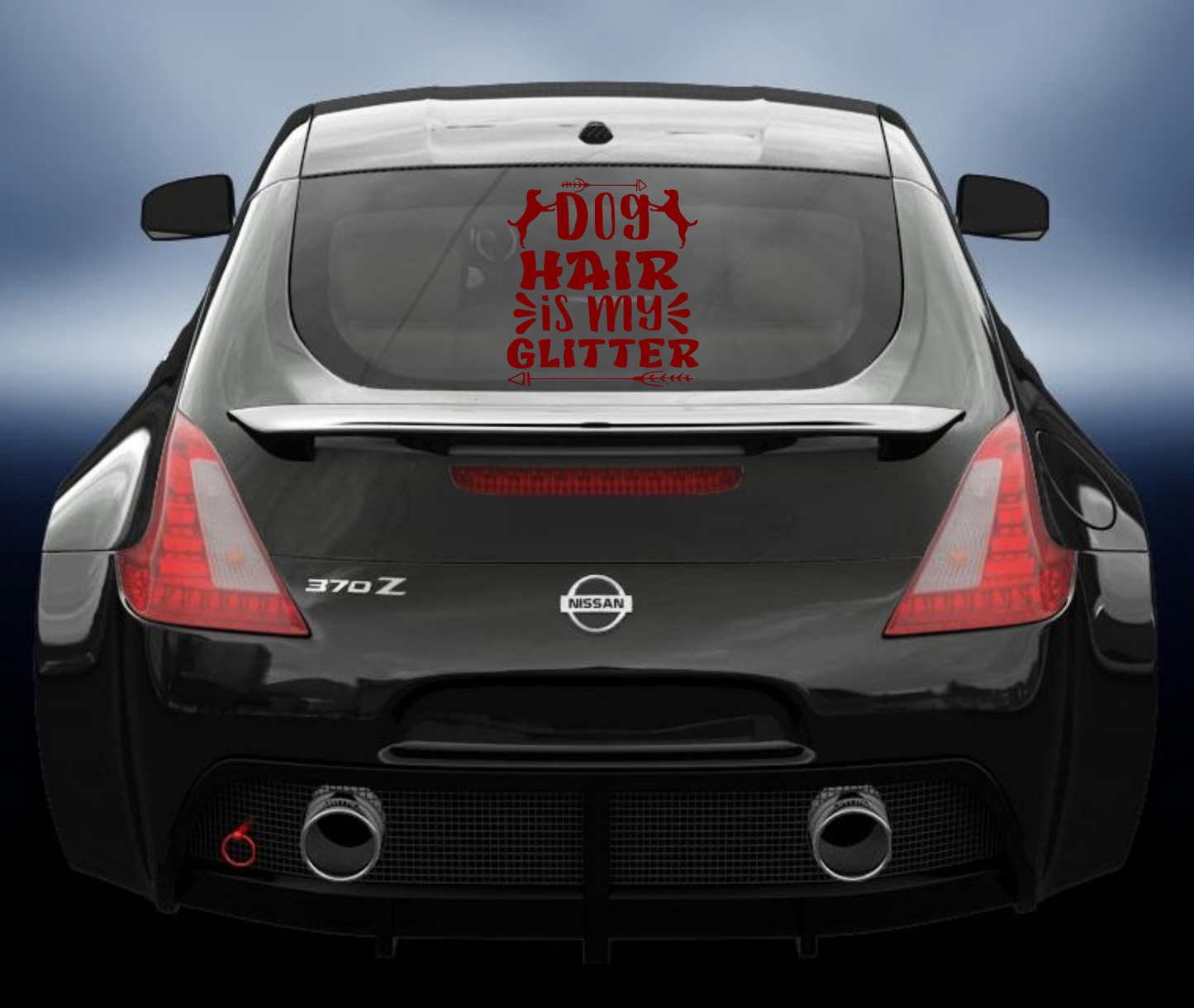 Dog hair is my glitter vinyl Decal
