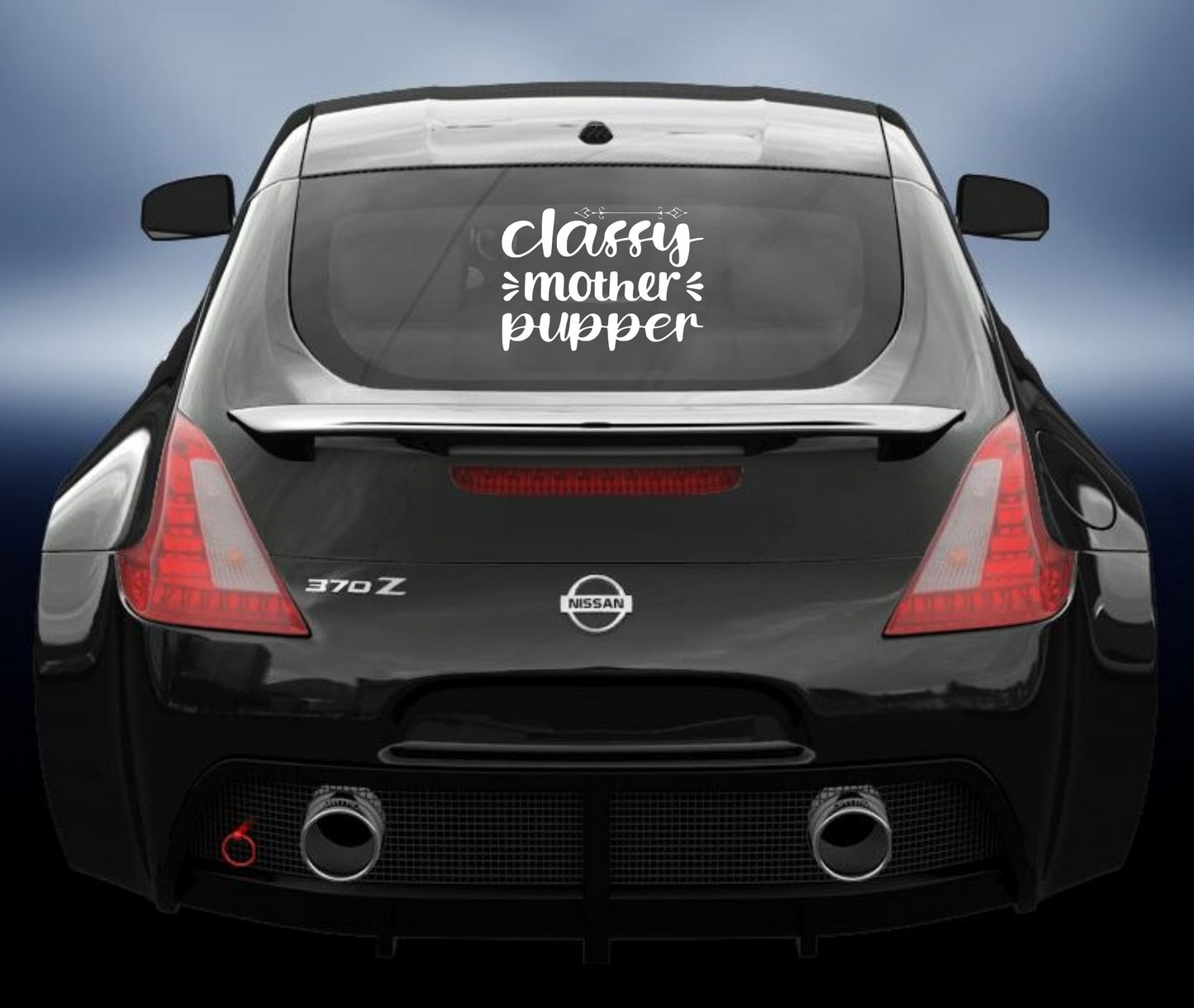 Classy mother pupper vinyl Decal