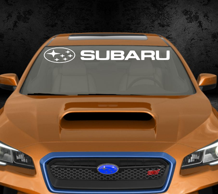 SUBARU vinyl windscreen banner