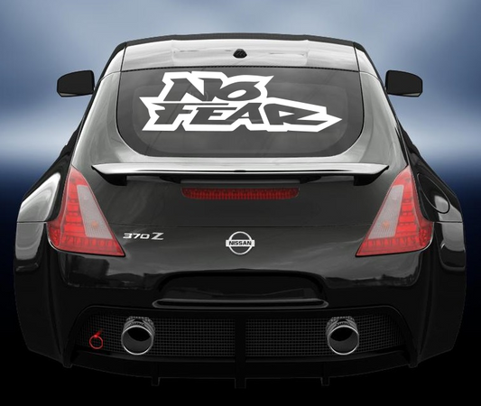 No Fear vinyl sticker