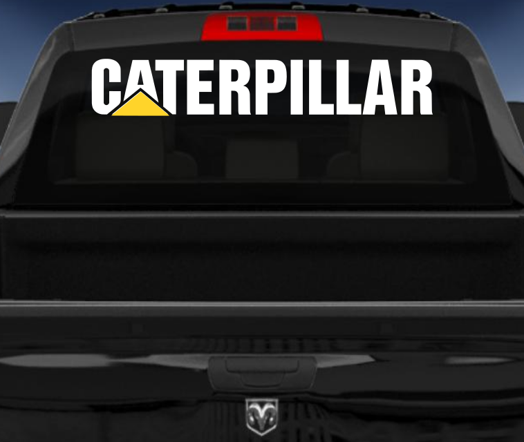Caterpillar vinyl 4wd sticker/decal
