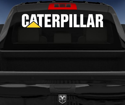 Caterpillar vinyl 4wd sticker/decal