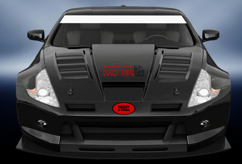 solid colour windscreen banner